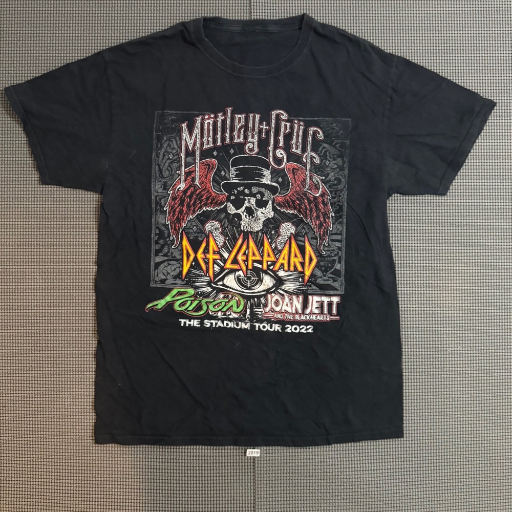 Motley Crue Def Leppard Poison Joan Jett The Stadium Tour 2022 Concert T-Shirt